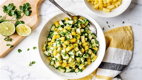 Pineapple Cucumber Salad Recipe | LynneCurry