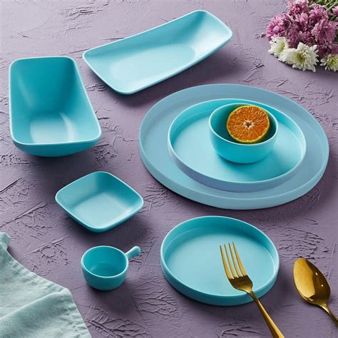 Buy Soulful Pastels Juven Blue Melamine Katori - 10.2cm from Home ...