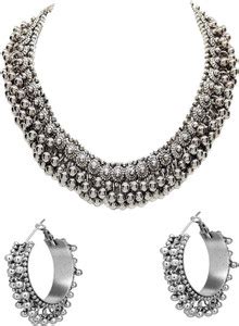 Silver Antique Jewellery - Buy Silver Antique Jewellery online at Best ...