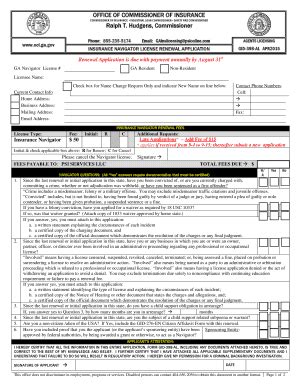 GA Insurance License 的图像结果