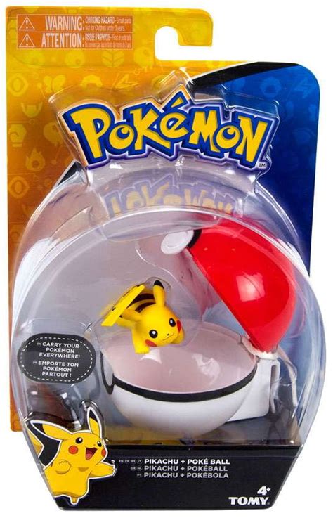 Buy Pokemon Clip n Carry Pokeball Pikachu & Poke Ball Figure Set ...