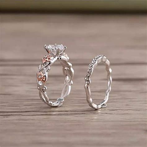 Buy University Trendz Luxury Rose Gold Silver Plated Copper Flower ...