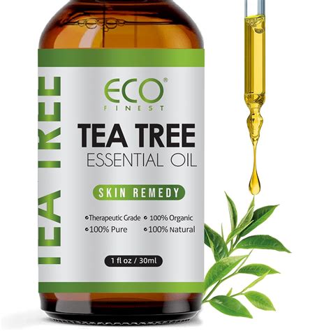 Amazon.com: Eco Finest Organic Tea Tree Oil for Skin 30ml Aceite De Te De Arbol 100% Pure Tea ...