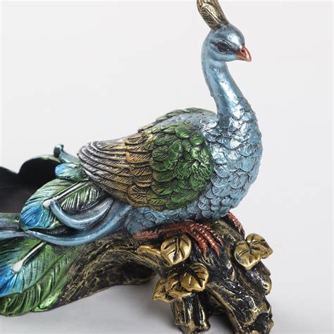 Buy Mayur Polyresin Peacock Multi T-Light Holders from Home Centre at ...