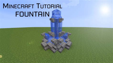 Image result for Minecraft Fountain Tutorial