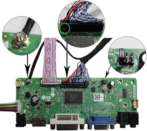 VSDISPLAY DVI VGA Audio LCD Controller Board for 17 India | Ubuy