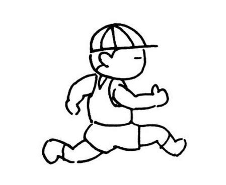 跑简笔画 的图像结果