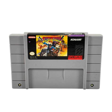 Sunset Riders Video Game for the Nintendo Super Nintendo