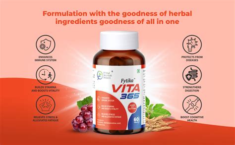 FYTIKA HEALTHCARE PRODUCTS Vita 365,Multivitamin With Probiotics ...