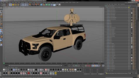 Ford F150 Raptor with X-MADIS Anti Drone System 3D | 3D Molier ...