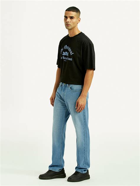 Men's 555 Light Blue Loose Fit Mid Rise Jeans – Levis India Store