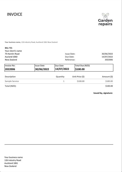 Image result for Sample Invoices Printable