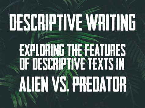 Descriptive Writing 的图像结果