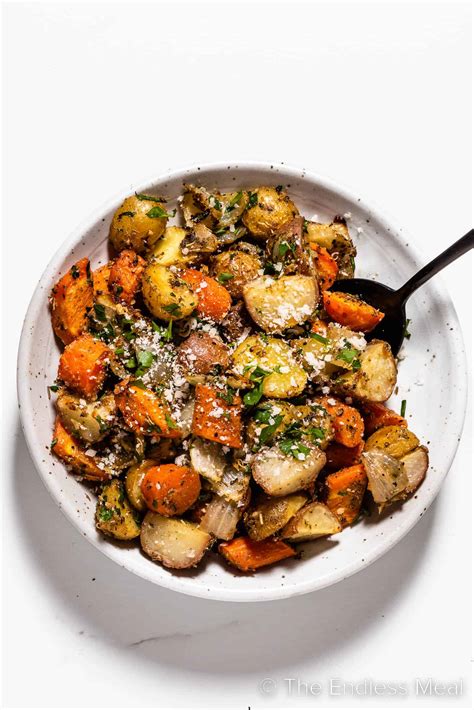 Oven Roasted Potatoes and Carrots - The Endless Meal®
