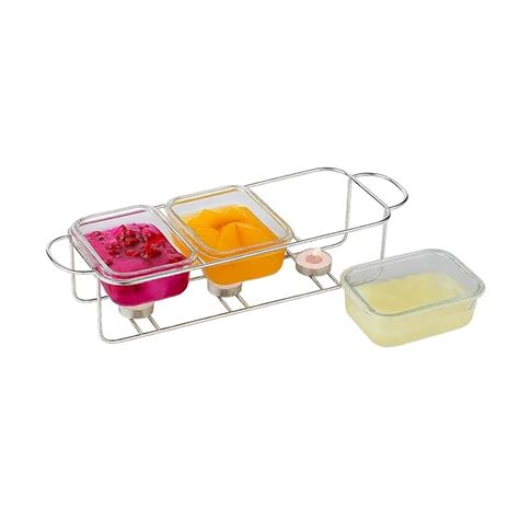 Buy Incrizma Glass Chafing Dish Buffet Set 3 in 1-3x650 ml Chafing ...