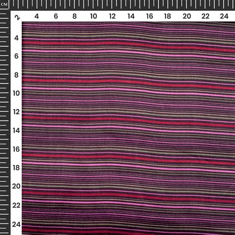 Multi-Color Stripe Digital Print Viscose Gaji Silk Fabric – Fabcurate