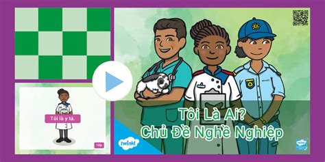 PowerPoint Trò Chơi Tôi Là Ai? Câu Đố Về Nghề Nghiệp