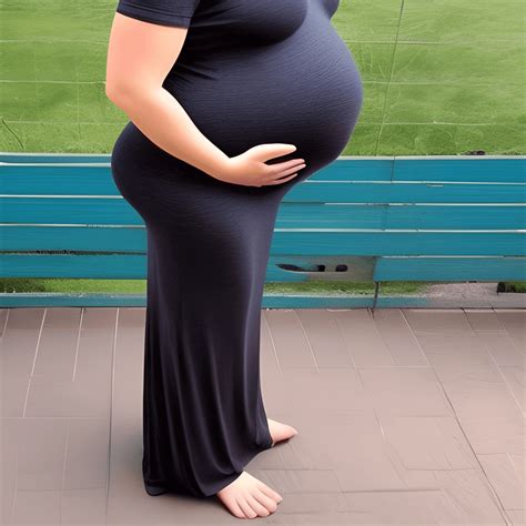 World's Largest Pregnant Belly Graphic · Creative Fabrica