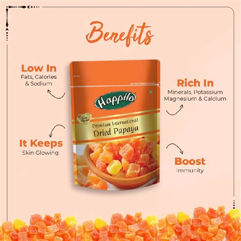 Happilo Premium International Dried Papaya