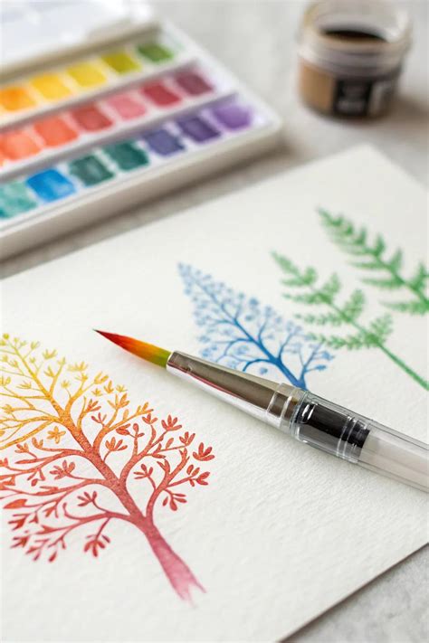 15+ Inspiring Watercolor Brush Pen Art Ideas
