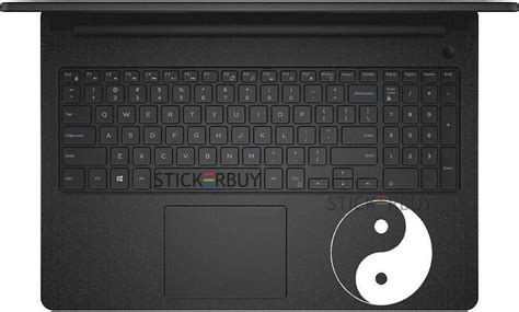 stickerbuy™ Kung Fu Logo Laptop Stickers and Decals-Keyboard,Sides,Back ...