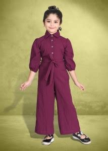 Zenat Solid Girls Jumpsuit - Buy Zenat Solid Girls Jumpsuit Online at ...