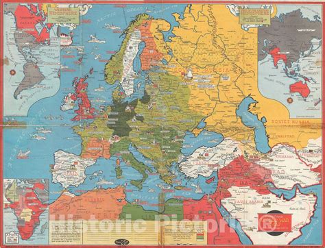 Buy Historic : Europe During World War II, Turner, 1941, Vintage Wall ...