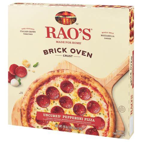 Rao's Brick Oven Crust Pizza, Uncured Pepperoni | FreshDirect