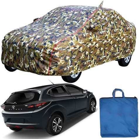 Auto Apex 100% Waterproof Triple Coated Military Color Car Body Cover ...