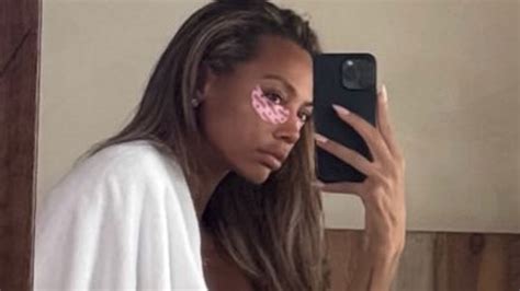 WNBA star Kysre Gondrezick turns heads after going completely nude apart from well-placed arm in ...