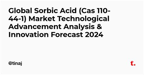 Global Sorbic Acid (Cas 110-44-1) Market Technological Advancement ...