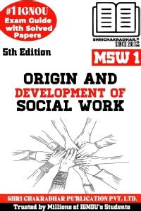IGNOU MSW 1 Help Book Origin And Development Of Social Work (IGNOU ...