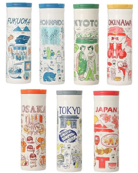 Starbucks Japan stellt Tassen für die Präfekturen des Landes vor