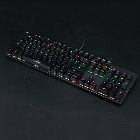 Buy Randolph Luminous Computer Notebook USB Wired Gaming Red Switch ...