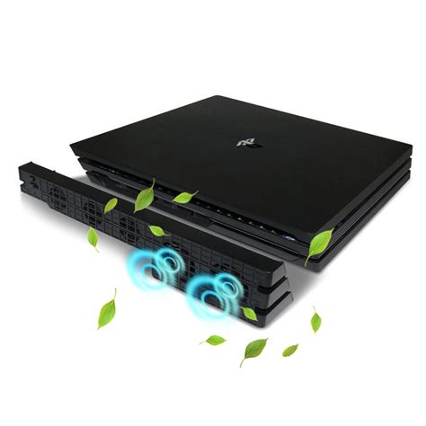 Microware Ps4 Pro Cooling Fan, Ps4 Pro Cooler Heat Exhauster Cooling ...