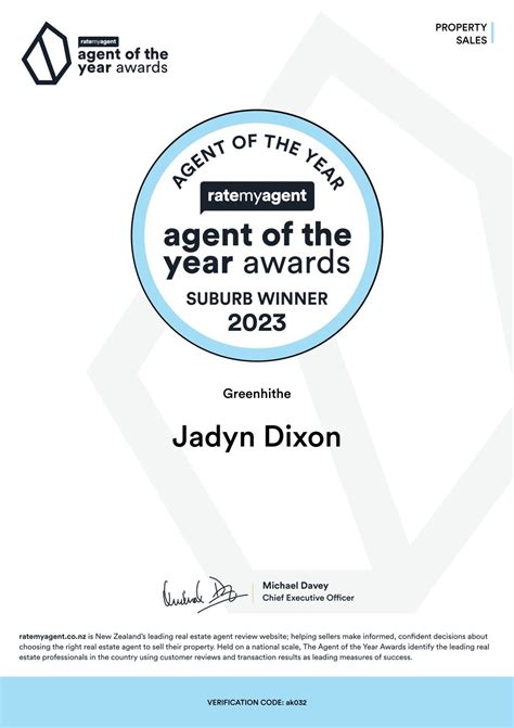I am truly grateful and honoured to receive the Agent Of The Year award ...
