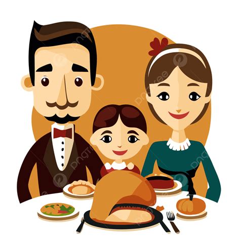 Thanksgiving Family Dinner Clipart 101 Clip Art