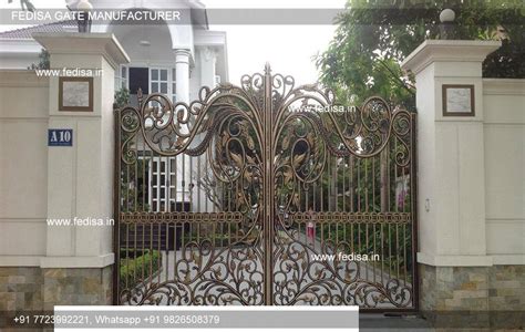 Steel Ke Gate Main Gate Design 12 Feet Steel Main Gate Design With ...
