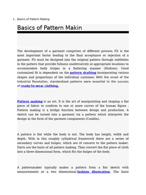 Image result for Pattern Making PDF Free Download