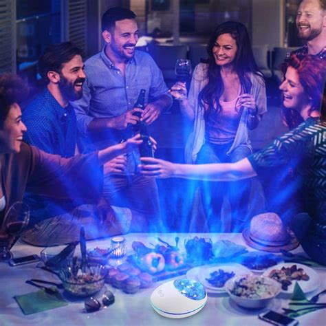 Buy Dravizon Ocean Wave Projector, Lucky Stone Ocean Lights with 12 LED ...