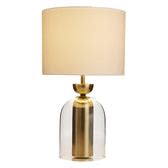 BELLJAR GLASS AND METAL CONTEMPORARY TABLE LAMP at the lowest price in ...