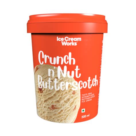 Crunch N Nut Butterscotch – Ice Cream Works