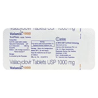 Valanix-1000MG - Strip of 3 Tablets : Amazon.in: Health & Personal Care