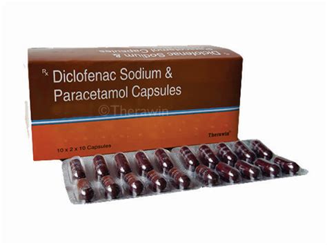 Diclofenac Paracetamol Capsule supplier and manufacturer in India
