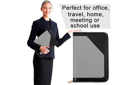 Storite PU Leather Multipurpose 24 File Sleeve to Store A4 Professional ...