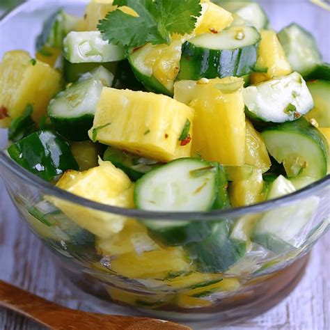Pineapple Cucumber Salad – Easy 5-Minute Recipe - The Sisters Cooking
