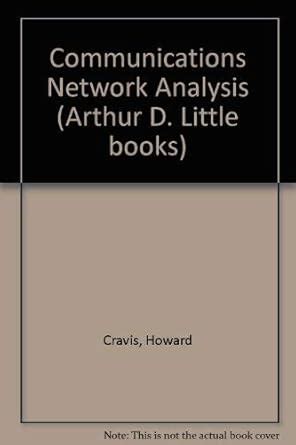 Communications Network Analysis : Cravis, Howard: Amazon.in: Books