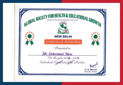 certificate-of-membership-from-global-society-for-health-and ...