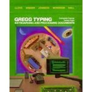 Buy Gregg Typing Series 8 -Complete Course Book Online at Low Prices in ...