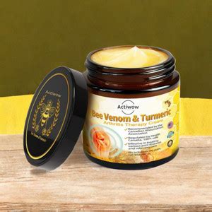 ACTIWOW Bee Venom & Turmeric Joint Cream for Neck Pain Relief Cream ...